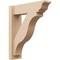 Ekena Millwork 6-in W x 20-in D x 24-in H Funston Trad Rough Cedar Woodgrain TimberThane Outlooker, Primed Tan OUTUR060X20X24FST04RCPR - alternate 1